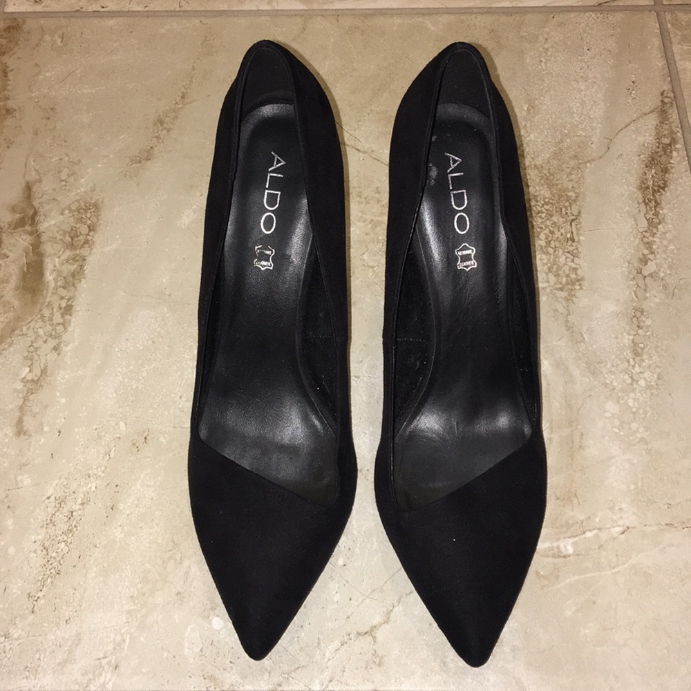 ALDO Black Suede Pumps
